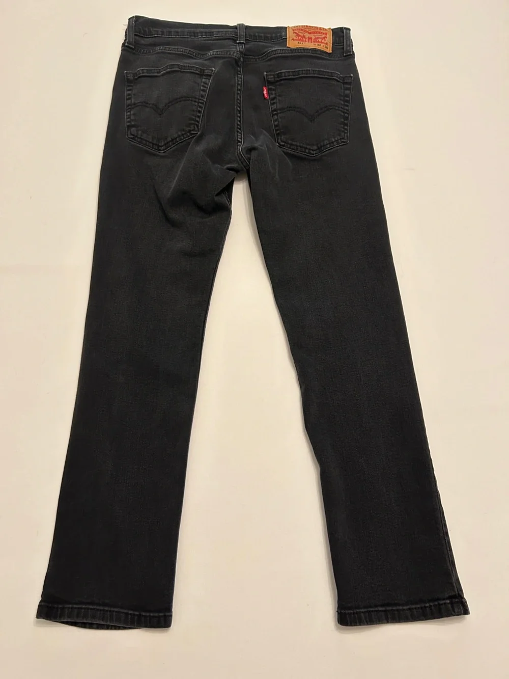 Men’s Black Slim Bootcut Jeans